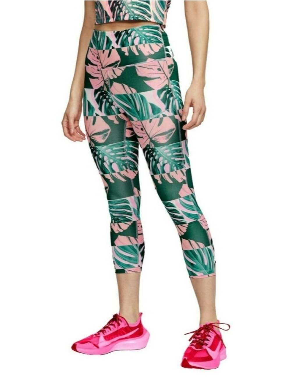Nike | Tropical Print Capri Leggings